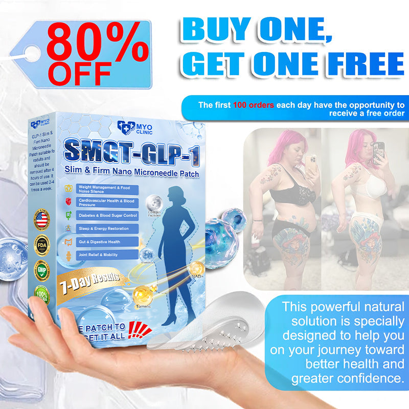 🇺🇸FDA Official Store | Myo Clinic GLP-1 Slim & Firm Nano Microneedle Patch with Collagen, Turmeric & Matrixyl 3000丨Obesity, Cardiovascular Disease, Diabetes, Sleep Apnea, Joint Problems and More