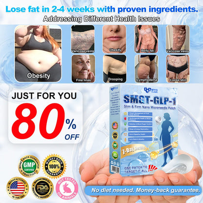 🇺🇸FDA Official Store | Myo Clinic GLP-1 Slim & Firm Nano Microneedle Patch with Collagen, Turmeric & Matrixyl 3000丨Obesity, Cardiovascular Disease, Diabetes, Sleep Apnea, Joint Problems and More