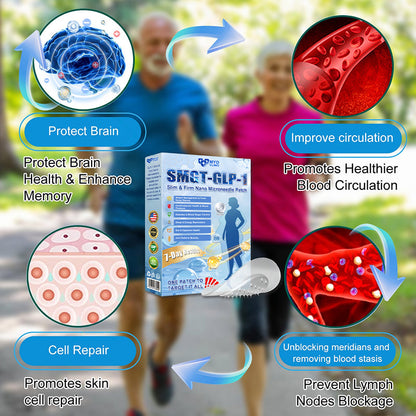 🇺🇸FDA Official Store | Myo Clinic GLP-1 Slim & Firm Nano Microneedle Patch with Collagen, Turmeric & Matrixyl 3000丨Obesity, Cardiovascular Disease, Diabetes, Sleep Apnea, Joint Problems and More