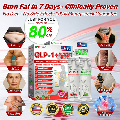 🌱 US Online | Croaie® GLP-1 + Collagen Peptides Weight Loss & Firming Oral Solution 💚💚 obesity, firms skin, cardiovascular disease, diabetes, sleep apnea, joint problems, and more