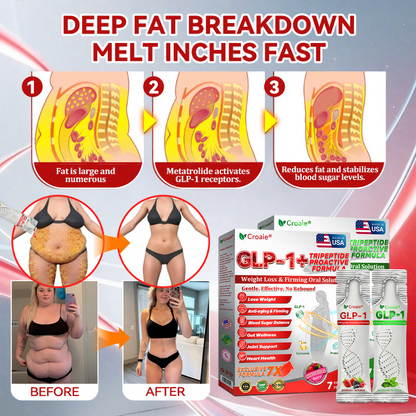 🌱 US Online | Croaie® GLP-1 + Collagen Peptides Weight Loss & Firming Oral Solution 💚💚 obesity, firms skin, cardiovascular disease, diabetes, sleep apnea, joint problems, and more