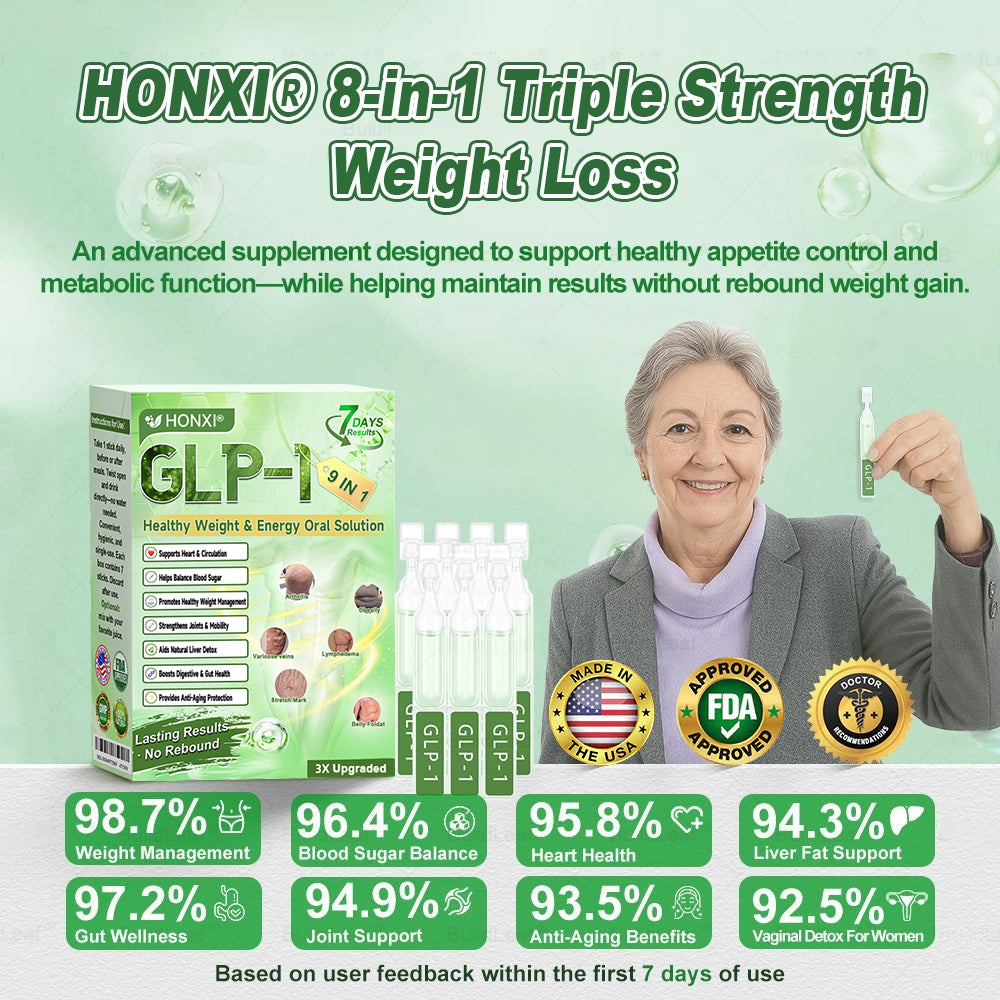 🇺🇸 US Online | Honxi® GLP-1 9-in-1 Slim & Healthy Oral Solution(𝑂𝑛𝑐𝑒 𝑎 𝑑𝑎𝑦, 𝑣𝑖𝑠𝑖𝑏𝑙𝑒 𝑟𝑒𝑠𝑢𝑙𝑡𝑠 𝑖𝑛 7 𝑑𝑎𝑦𝑠)  ✅ 𝗦𝘂𝗽𝗽𝗼𝗿𝘁𝘀 𝗼𝗯𝗲𝘀𝗶𝘁𝘆, 𝗰𝗮𝗿𝗱𝗶𝗼𝘃𝗮𝘀𝗰𝘂𝗹𝗮𝗿 𝗵𝗲𝗮𝗹𝘁𝗵, 𝗱𝗶𝗮𝗯𝗲𝘁𝗲𝘀, 𝘀𝗹𝗲𝗲𝗽 𝗮𝗽𝗻𝗲𝗮, 𝗴𝘂𝘁 𝗵𝗲𝗮𝗹𝘁𝗵, 𝗷𝗼𝗶𝗻𝘁 𝗶𝘀𝘀𝘂𝗲𝘀, 𝐰𝐡𝐢𝐥𝐞 𝐚𝐥𝐬𝐨 𝐟𝐢𝐫𝐦𝐢𝐧𝐠 𝐭𝐡𝐞 𝐬𝐤𝐢𝐧 𝐚𝐧𝐝 𝐛𝐨𝐨𝐬𝐭𝐢𝐧𝐠 𝐞𝐧𝐞𝐫𝐠𝐲.