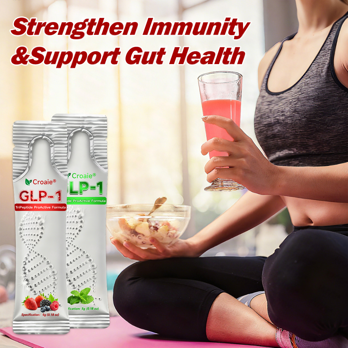 🌱 US Online | Croaie® GLP-1 + Collagen Peptides Weight Loss & Firming Oral Solution 💚💚 obesity, firms skin, cardiovascular disease, diabetes, sleep apnea, joint problems, and more