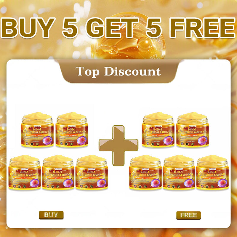 【Official Shop】RAINDEW® 9-IN-1 BEE VENOM & GHK-Cu Skin Firming & Treatment Cream Anti-aging, Hydrating, Skin Repair, Even Tone, Acne and Dark Spot Treatment, Wart and Mole Removal, Psoriasis Relief