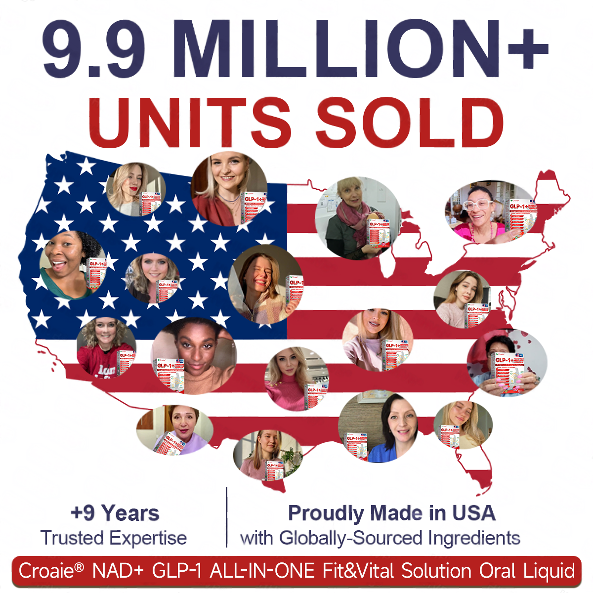 🌱 US Online | Croaie® GLP-1 + Collagen Peptides Weight Loss & Firming Oral Solution 💚💚 obesity, firms skin, cardiovascular disease, diabetes, sleep apnea, joint problems, and more