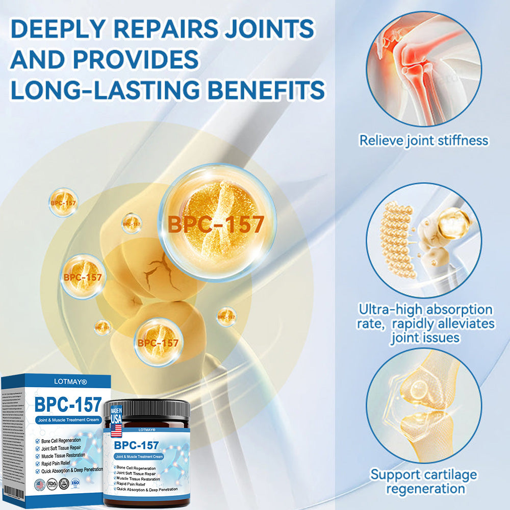 🇺🇸 LOTMAY® BPC-157 Joint & Muscle Treatment Cream🦴Treats Arthritis, Neuropathy, Rheumatism, Sports Injuries & More 🌹