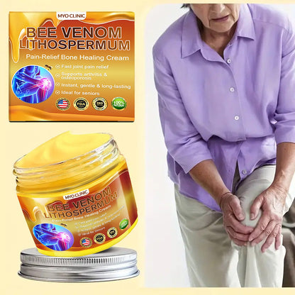 Myo Clinic BEE VENOM LITHOSPERMUM Pain-Relief Bone Healing Cream 👑(Specially for older adults)