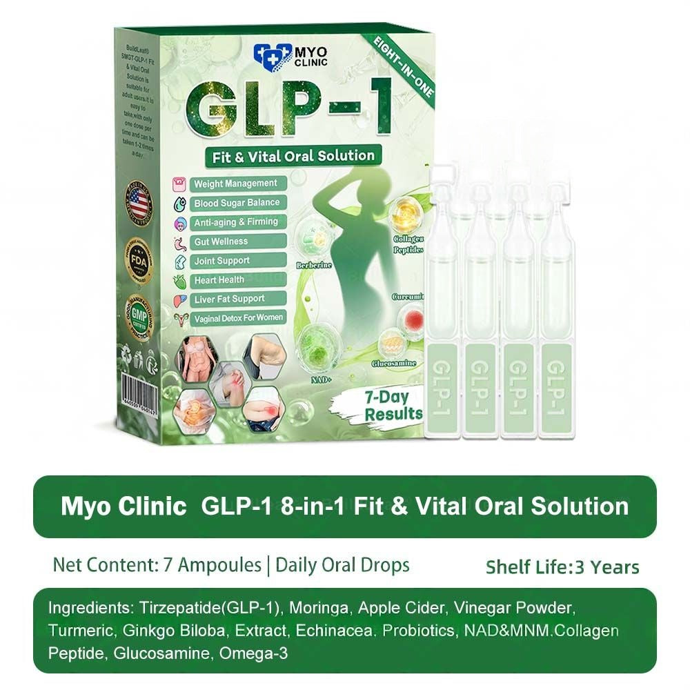 🚀MyoClinic GL𝐏-1 8-𝒊𝒏-1 𝙁𝙞𝙩 & 𝙑𝙞𝙩𝙖𝙡 𝖮𝗋𝖺𝗅 𝙎𝙤𝙡𝙪𝙩𝙞𝙤𝙣  (𝑱𝒖𝒔𝒕 𝒐𝒏𝒄𝒆 𝒂 𝒅𝒂𝒚, 𝒗𝒊𝒔𝒊𝒃𝒍𝒆 𝒄𝒉𝒂𝒏𝒈𝒆𝒔 𝒊𝒏 7 𝒅𝒂𝒚𝒔) ✅ 𝑭𝒐𝒓 𝒐𝒃𝒆𝒔𝒊𝒕𝒚, 𝒄𝒂𝒓𝒅𝒊𝒐𝒗𝒂𝒔𝒄𝒖𝒍𝒂𝒓 𝒉𝒆𝒂𝒍𝒕𝒉, 𝒅𝒊𝒂𝒃𝒆𝒕𝒆𝒔, 𝒔𝒍𝒆𝒆𝒑 𝒂𝒑𝒏𝒆𝒂, 𝒈𝒖𝒕 𝒉𝒆𝒂𝒍𝒕𝒉, 𝒋𝒐𝒊𝒏𝒕 𝒊𝒔𝒔𝒖𝒆𝒔, 𝒂𝒏𝒅 𝒎𝒐𝒓𝒆