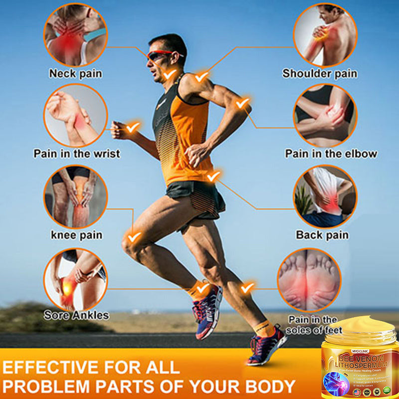 Myo Clinic BEE VENOM LITHOSPERMUM Pain-Relief Bone Healing Cream 👑(Specially for older adults)